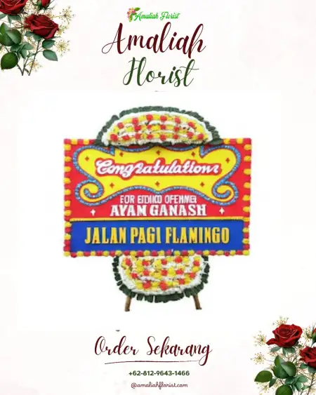 Sewa Papan Bunga Baruas